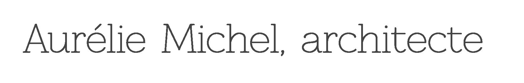 Aurélie Michel, Architecte